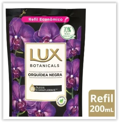 Sabonete Líquido Lux Botanicals Orquídea Negra Refil com 200ml