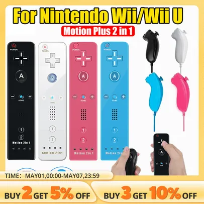[Taxa inclusa] Controle DATA FROG Para Nintendo Wii U Joystick 2 em 1 Controle Remoto Sem Fio Gamepad