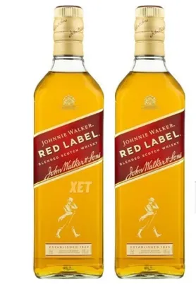 (PRIME/ 2 unidades) Whisky Johnnie Walker Red Label 750ml