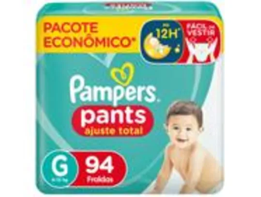Fralda Calça Pampers Pants Ajuste Total