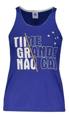 Regata Feminina Do Cruzeiro Time Grande Não Cai Camiseta