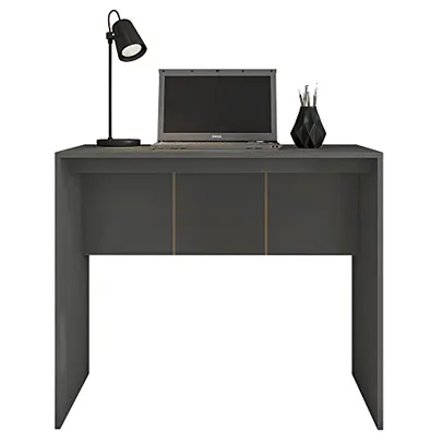 Caemmun Mesa para Computador Home Office 90cm Cubic Chumbo