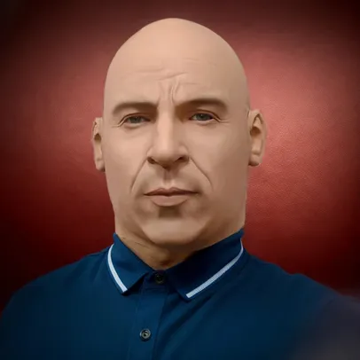 Mascara Cosplay Dominic Toretto (Vin Diesel)