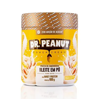 Dr Peanut Pasta De Amendoim - 600G Leite Em Pó Com Whey - Dr. Peanut