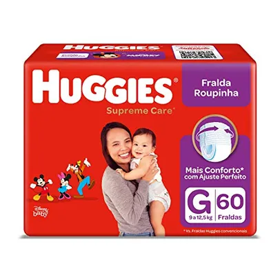 [REC]Huggies Supreme Care - Fralda, Roupinha G, 60 fraldas