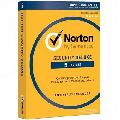 Norton AntiVirus Plus 1 ano 5 PCs