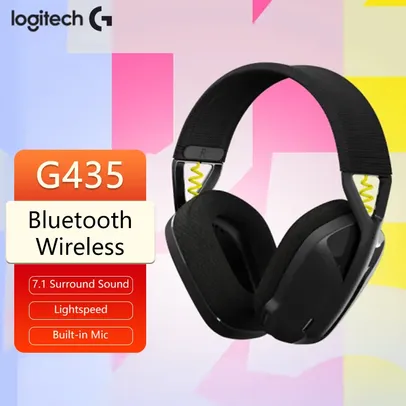 (taxa inclusa) Headset Gamer Logitech G435 Sem fio
