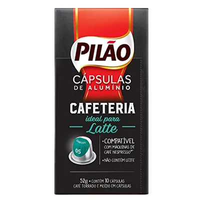 [L5P3] [+Por- R$9.7 ] PILÃO Café Cápsula Cafeteria Espresso 5 10 Unidades