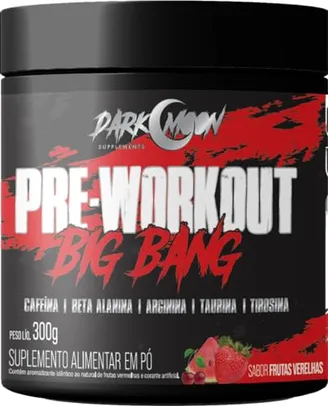 Pre Workout Big Bang 300g Sabor Frutas Vermelhas - Darkmoon Supplements