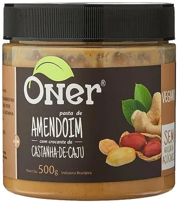 [ PRIME | Prox da Validade ] Oner Pasta De Amendoim Com Crocante De Cajú 500g