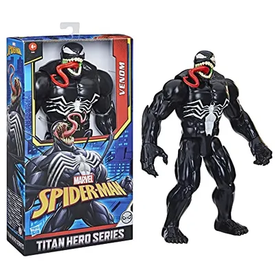 Marvel, Boneco Venom Titan Hero Series, Preto