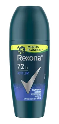 [+Por- 5,95] Rexona Desodorante Antitranspirante Masculino Rollon Active Dry 50Ml (A Embalagem Pode Variar)