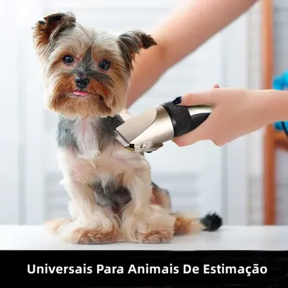 Máquina De Tosar Pet Profissional Cortar Pelo De Cachorro Animais Domésticos Promoção