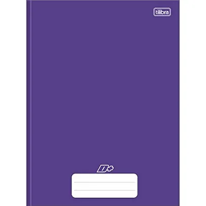 [+Por- R$5] Tilibra - Caderno Brochura Capa Dura 1/4 D+ Roxo 96 Folhas