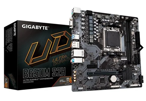 Placa Mae Gigabyte B650M S2H, DDR5, Socket AMD AM5