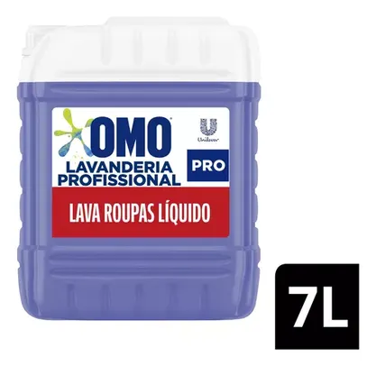 [3un R$157] Sabão Liquido Omo Pro Lavanderia Profissional 7 L