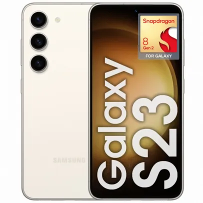 [VIP] Smartphone Samsung Galaxy S23 5G 256GB 8GB RAM Tela 6.1 IP68 Tecnologia AI Snapdragon 8Gen2