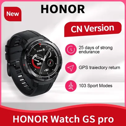 [Taxa inclusa/moedas] HONOR Watch GS Pro GPS SpO2 5ATM 1,39'' AMOLED