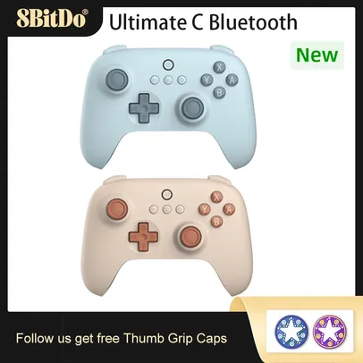 [Taxa inclusa] Controle 8Bitdo Ultimate C sem fio, Bluetooth, Vibração - Para Nintendo Switch, 3 cores disponíveis