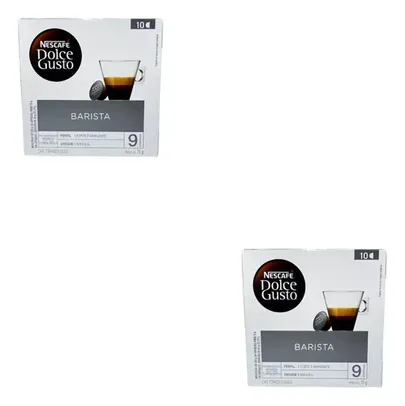 Kit 2 Caixas Café Espresso Barista Nescafé Dolce Gusto 75g