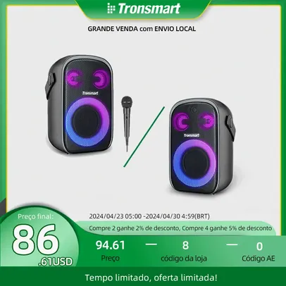 [BR/SEM IMPOSTO] Tronsmart Halo 100 Caixa De Som Bluetooth 60w
