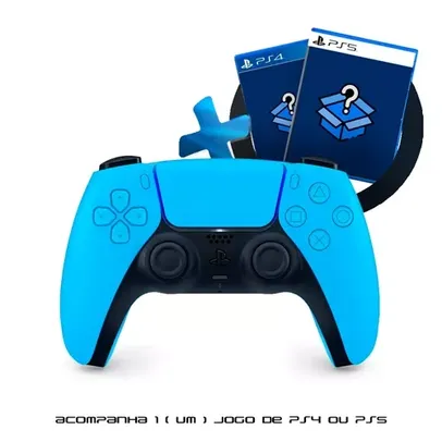 Controle Sem Fio DualSense PlayStation 5 Azul