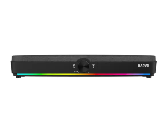 Caixa de Som Marvo SG-286, RGB, USB 2.0, 5W, Black