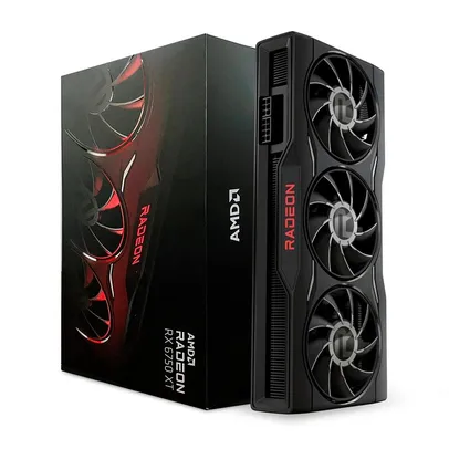 Placa de Vídeo RX 6750XT Gaming Graphics Card AMD Radeon, 12GB GDDR6, Ray tracing, Fidelity FX - RX-675TMBAF9