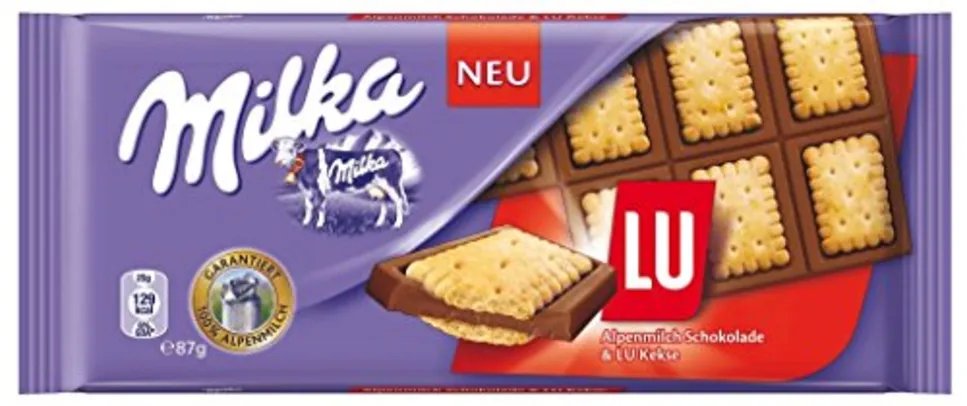 [Mais por Menos R$ 10,96] Chocolate Milka Milka & Lu 87G