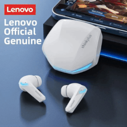 [4 Pçs] R$97,45 [Taxa Inclusa/Moedas] Fone Bluetooth Gaming Lenovo GM2 Pro com Baixa Latência, Modo Duplo (jogo/música) e Bluetooth 5.3