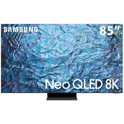 Smart TV 85" Neo QLED 8K Samsung QN900C Mini LED, Painel 120hz, Processador com IA