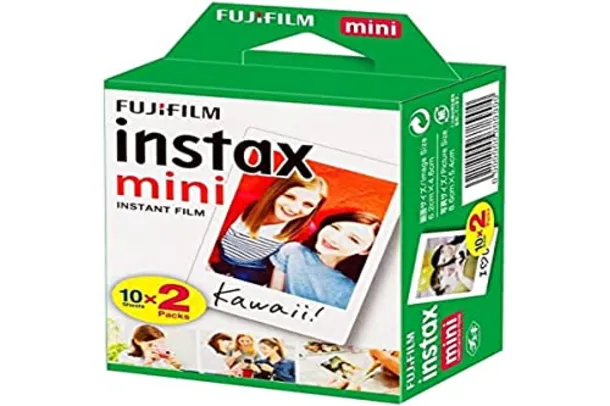Filme Instax Mini com 20 Fotos, Fujifilm
