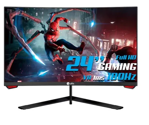 Monitor Gamer Ninja Sharingan, 24 Pol, Curvo, Full HD, 1ms, 180Hz, HDMI/DP, MGN-003-24S V2