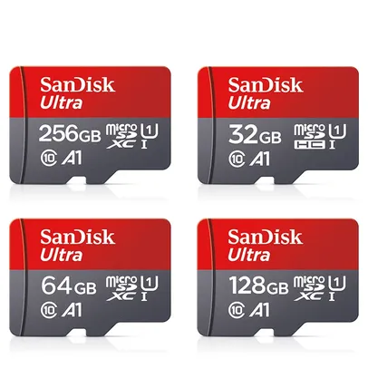 [TAXA INCLUSA + Moedas] Cartão Memória MicroSD 256GB Ultra 100MBs Sandisk