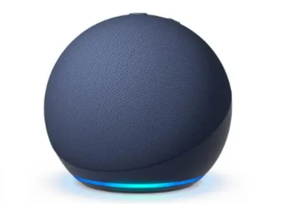 Echo Dot 5ª geração Amazon, com Alexa, Smart Speaker, Azul - B09B8QFYZ2