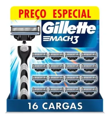 [Ler Descrição] Gillette Mach3 Carga Para Aparelho 16 UN (2 ou +)