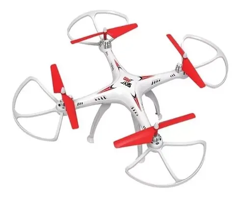 Drone Polibrinq Vectron Branco E Vermelho 1 Bateria - R$ 128,74