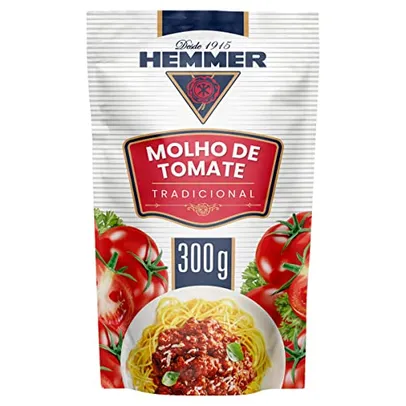 [Recorrência] [Leve +Por- R$1.8 ] Molho de Tomate Hemmer Tradicional 300g