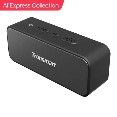 Tronsmart T2 Plus Bluetooth Speaker Portátil Ao Ar Livre Com IPX7 À Prova D' Água, NFC, 24H Playtime