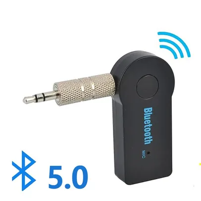 Adaptador Bluetooth 5.0 Transceptor 5mm Áudio Música Do Carr