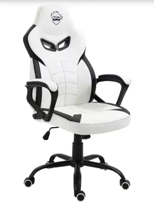 Cadeira Gamer Ninja Jiraya, Branco e Preto