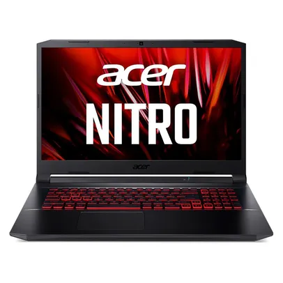 Notebook Gamer Acer Nitro 5 i7-11600H, 16GB RAM, NVIDIA GeForce RTX 3050, SSD 512GB, 17.3" FHD 144Hz IPS, Linux - AN517-54-765V