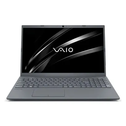 Notebook Vaio FE15, AMD Ryzen 7-5700u, 32GB, SSD 512GB, Full HD, Linux Debian 10, Prata Titânio