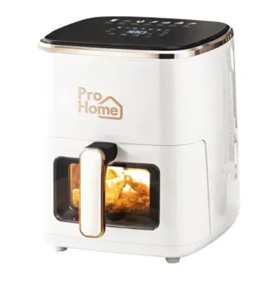 Fritadeira Elétrica Air Fryer Pro Home SuperFry, 100% Digital, Com Visor, 5.5L, 110V, Branca