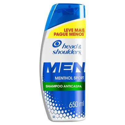 [REC] Head & shoulders Shampoo H&S Men Menthol Sport 650 Ml