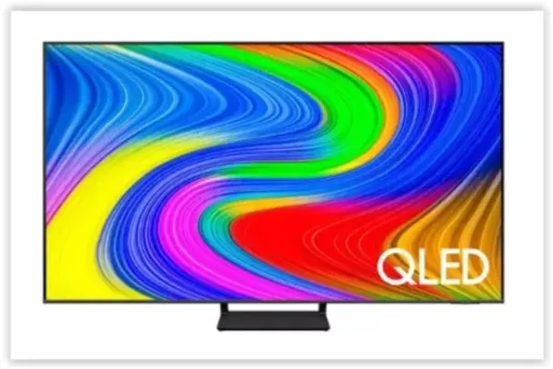 Samsung Smart TV 55 polegadas QLED 4K Q65D 2024, Modo Game, Som em Movimento, Tela sem limites, Design slim, Visual livre de cabos, Alexa