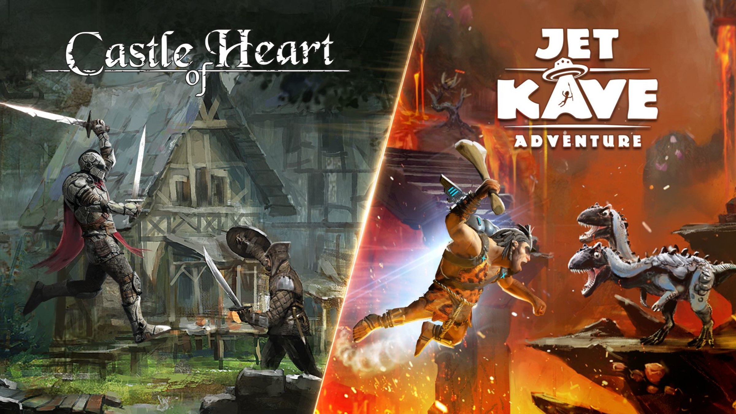 Jogo Castle Of Heart + Jet Kave Adventure Bundle - Nintendo Switch