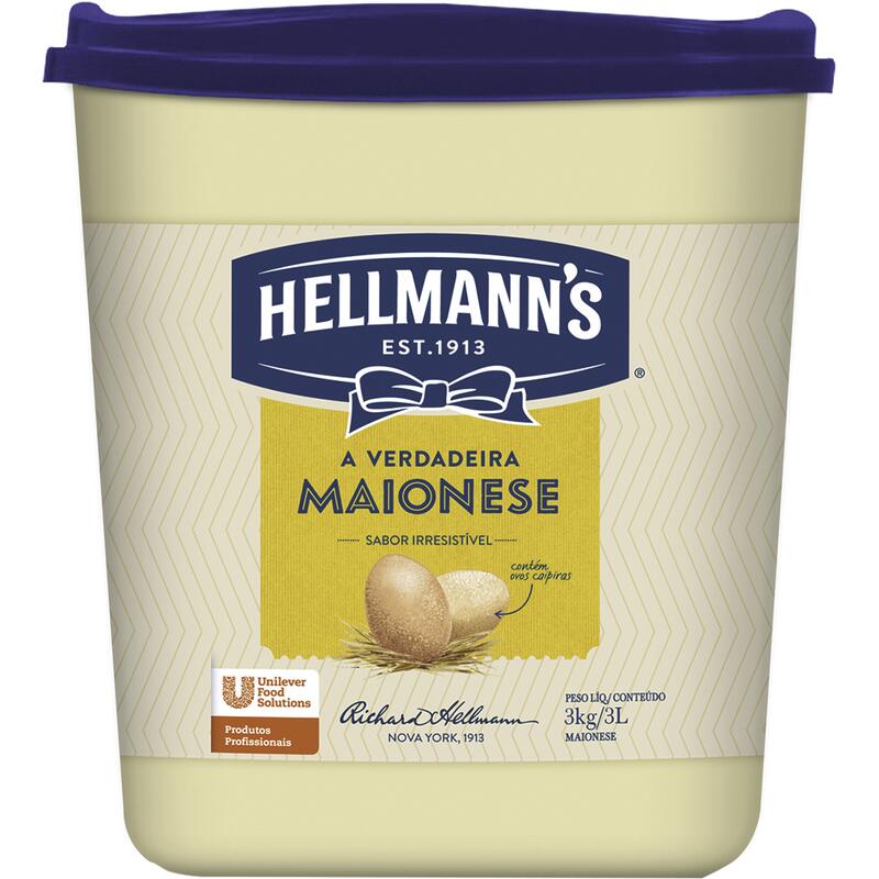 Maionese Hellmanns Pote com 3kg