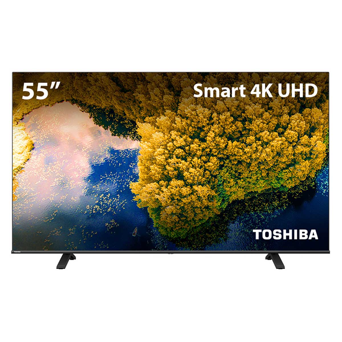Smart TV DLED Toshiba 55'' 55C350LS 4K VIDAA 3 HDMI 2 USB Wi-Fi - TB011M