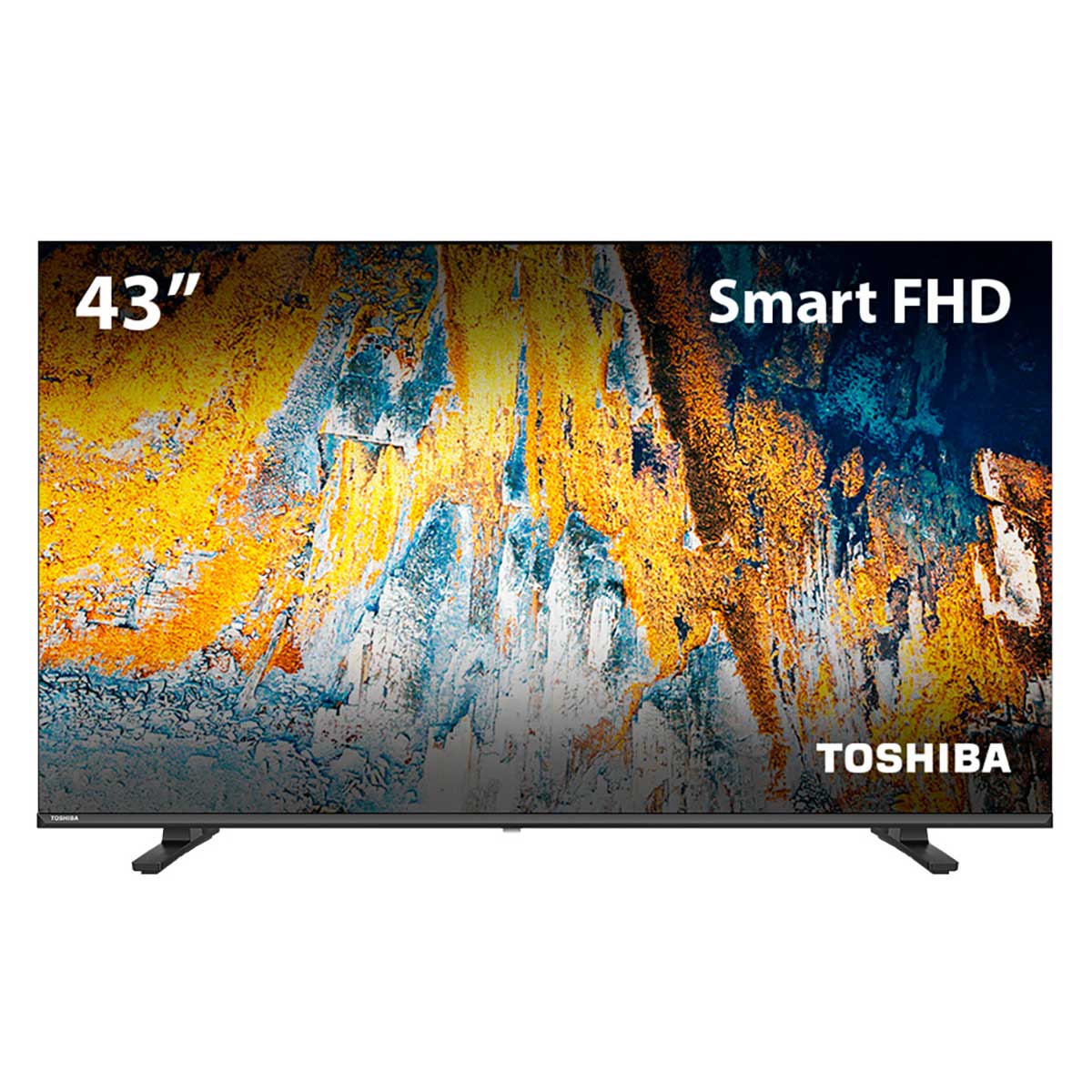 Smart Tela DLED 43'' Full HD Toshiba 43V35KB VIDAA 2 HDMI 2 USB Wi-Fi - TB008